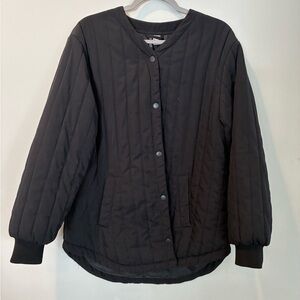 H&M Women's Black Quilted Jacket